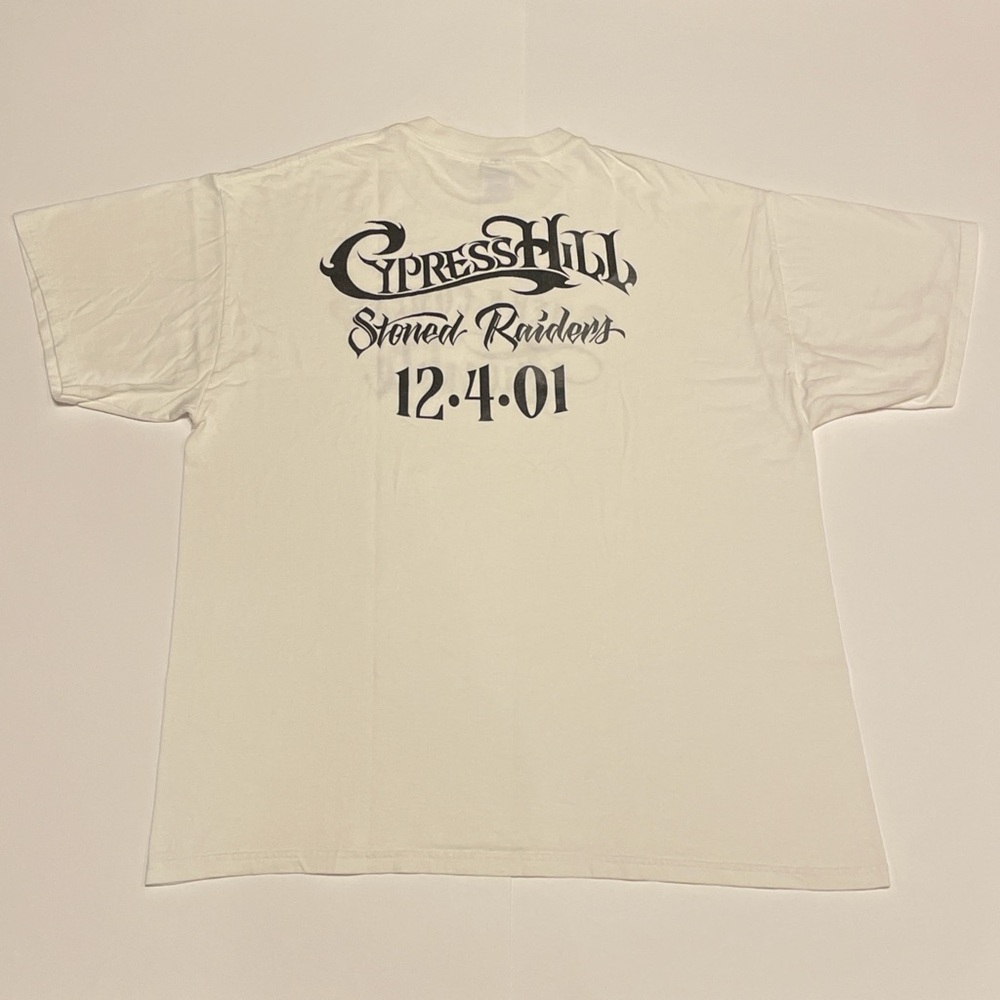 VINTAGE CYPRESS HILL STONED RAIDERS 2001 T SHIRT (XL)